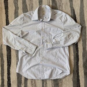 JCrew Men's Blue Checkered Shirt